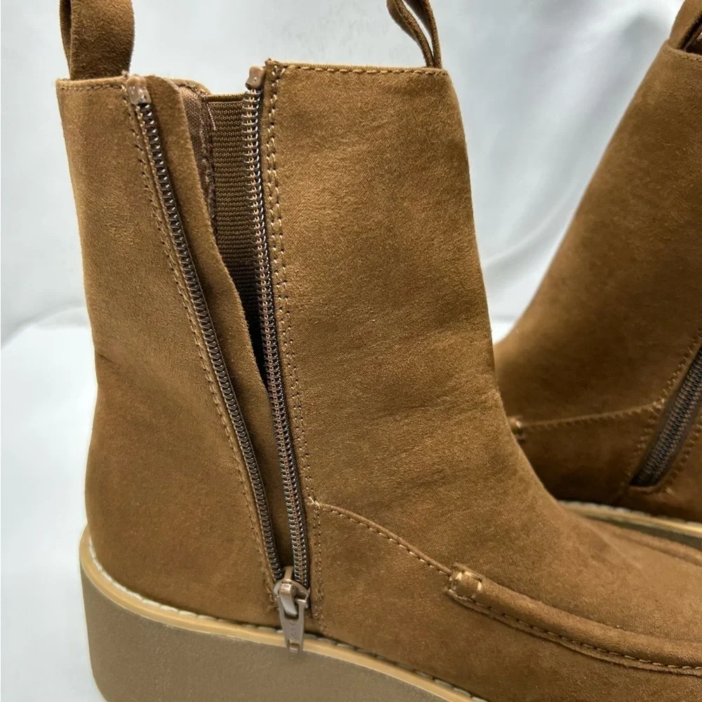 London Underground Charlie Platform Boots in Chestnut 6
